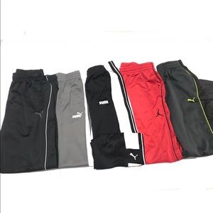 Bundle - 5 Boys Puma & Nike Long Sports Pants